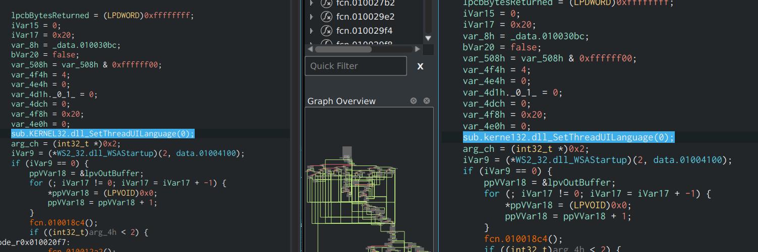 comparisonEXEinjection